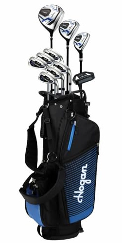 Hogan Golf TX-682 grafit/stål golfklubbor set, män vänsterhänta, normal flex