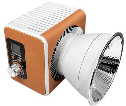 150W luce video COB con attacco Bowens, 70000Lux/m 2700K-7500K luce fotocamera bicolore con 10 tipi di simulazioni di scenario controllo continuo effetti di luce per la fotografia