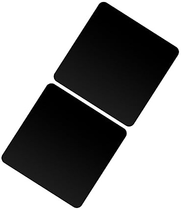 CAXUSD 2stücke Reflexionsplatte Für Fotografie Schwarzes Hintergrundbrett Für Produktaufnahmen Schmuck Lebensmittel Kosmetik Und Mehr Für Online Grafikdesign