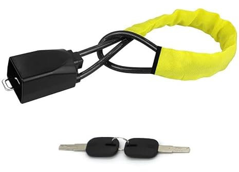 gengpingni Auto Lenkradschloss Lenkrad Für VW New Bora 2009-2014,Wegfahrsperre Auto Sicherheit Versenkbarer,d/Yellow