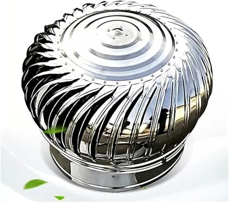 Comignoli girevoli, Cappello girevole, Ventilatore da tetto non elettrico for kit di copertura ventilatore da tetto con scarico dellasciugatrice for tetto in metallo(400mm/15.7 in)