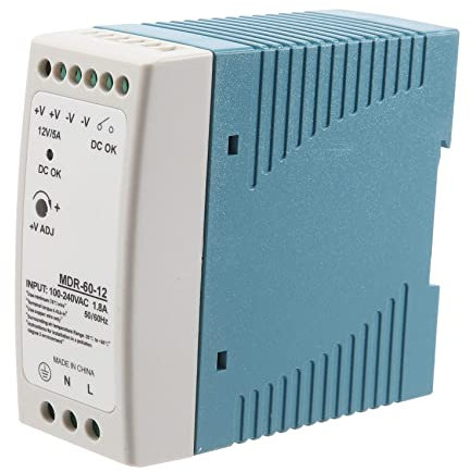 Lonrtesw MDR-60 12V 60W Din Fuente de Alimentación de Carril Fuente de Alimentación Del Regulador de Voltaje Del Conductor 110V 220V