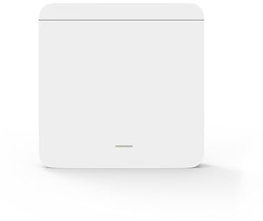 Kit Interruptor de Luz Smart WiFi – Receptor + Interruptor Inalámbrico, Control Remoto Inteligente Compatible con App Tuya y Google Home/Alexa (1 Interruptor (1 Botón))