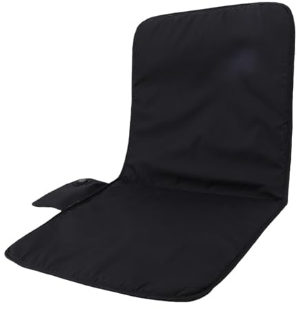 HELEVIA Cuscino del Sedile Riscaldato, Cuscino del Sedile Riscaldato USB Nero con 3 Impostazioni di Calore, per Sedia da Ufficio da Campeggio All'aperto