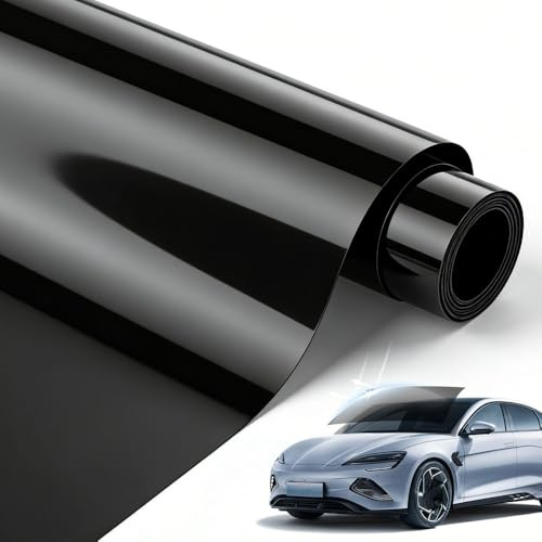 Tönungsfolie Auto, 2026 Neu Scheibentönungsfolie selbstklebend, Universal-scheibentönungsfolie Kratzfeste Sichtschutzfolie für Auto, LKW und Fenster (50% VLT, 75cm*3m)