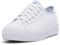 Keds Triple Kick Core Sneaker Canvas, Zapatillas Mujer, Color Blanco, 37.5 EU Estrecho