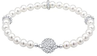 Elli Damen-Strangarmbänder, 925 Sterling Silber Kristall