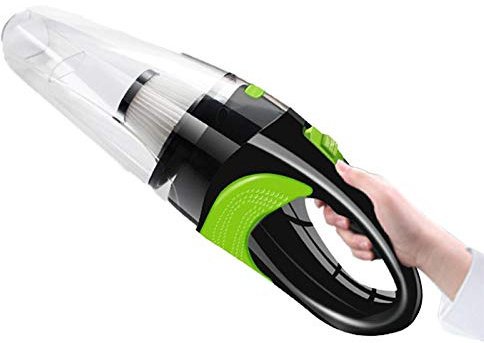 AIZYR 6500Pa Forte Puissance Aspirateur De Voiture 3 en 1, 12V 120W sans Fil Aspirateurs À Double Usage Humide Et Sec pour Le Bureau À Domicile