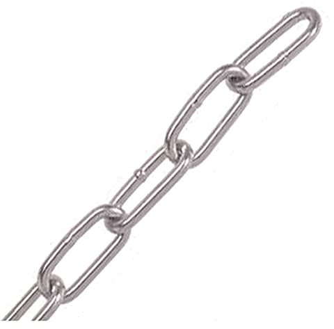 Edelstahlkette, langgliedrig 6mm - Meterware