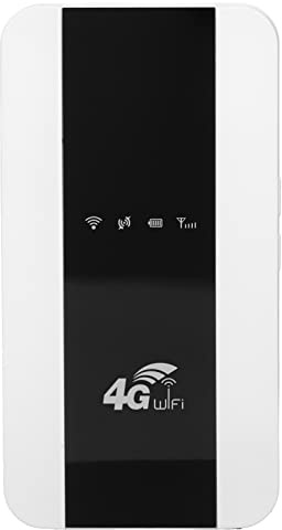 Hotspot Móvil, Enrutador De Punto De Acceso Móvil 4G LTE, Compatible con Tarjeta SIM 4G / 5G, Enrutador Inalámbrico Portátil De Larga Duración para Computadoras De Escritorio, Computadoras(M10-3)