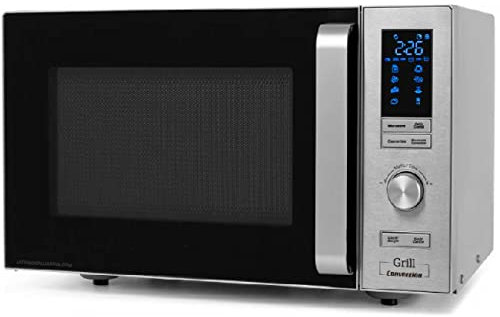 Microondas 900W. Capacidad 25 L. Grill 1.950W. CONVECCIÓN. Grill con resistencias de cuarzo y de acero.