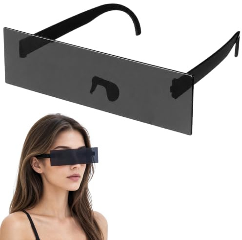 ABOOFAN Pixelated Party Glasses, Funny Novelty Mosaic Sunglasses, Photo Booth Props for Halloween, Birthday & Christmas, Fancy Dress Accessory for Adults & Kids