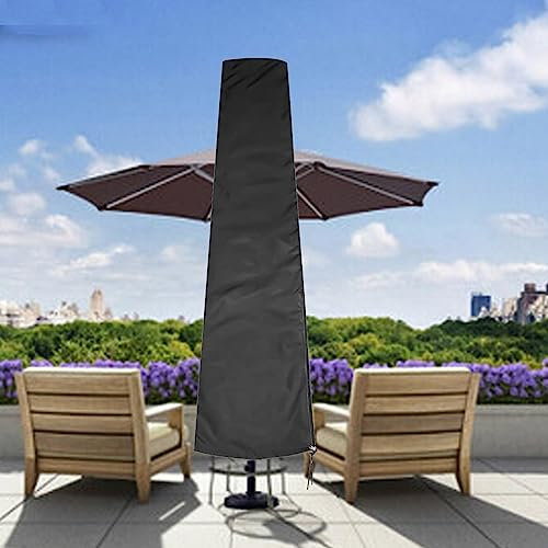 FERKAP Funda Protectora para Sombrilla con Varilla, Funda para Sombrilla De Playa Gran Funda Parasol Excentrico, Tejido Oxford 210D, Resistente Al Agua, Al Polvo 210x45/72/32cm (Tamaño : 140x26/28cm)