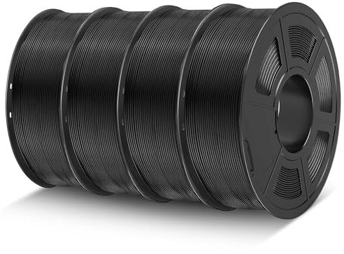 TECBEARS PETG Filament 1.75mm, PETG 3D Drucker Filament 4kg Spulen, Maßgenauigkeit +/- 0,02, Zähigkeit