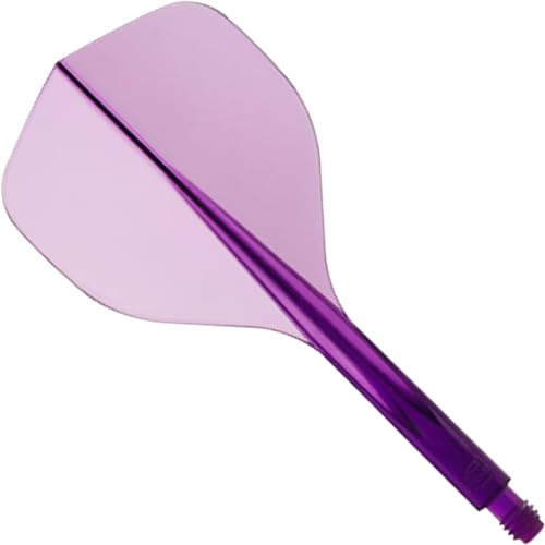Condor Axe 120 | Dart Flights and Colours. (Clear Purple, Medium)