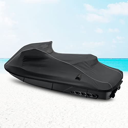 Funda para Remolque de Moto acuática Yamaha VX/VX Deluxe 2015-2020 con Cremallera Impermeable, Oxford 600D, Poliuretano Impermeable, a Prueba de Rayos UV, para Moto acuática Waverunner