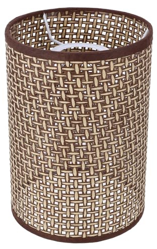Housoutil Rattan Lampenschirm Für Tischlampe E14 E27 Geflochtenes Design Natürliche Lichtquelle Für Wohnzimmer Schlafzimmer Stilvolle Innenbeleuchtung