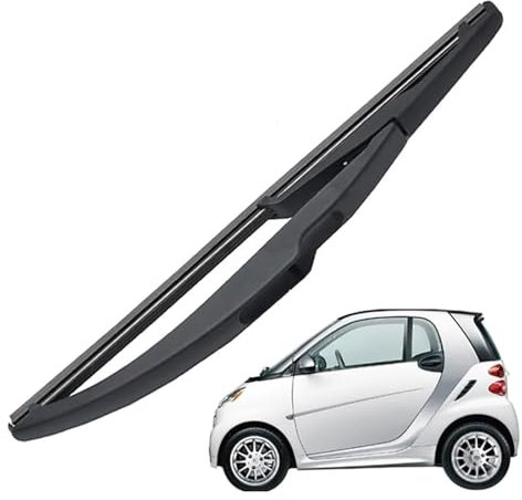 KKJHNBTS Auto Wischerblätter für Smart Fortwo Coupe 451 2007 2008 2009 2010 2011 2011 2013 2014, Heckscheibe Scheibenwischer Blatt Langlebig Ganzjahresreinigung Auto Zubehör