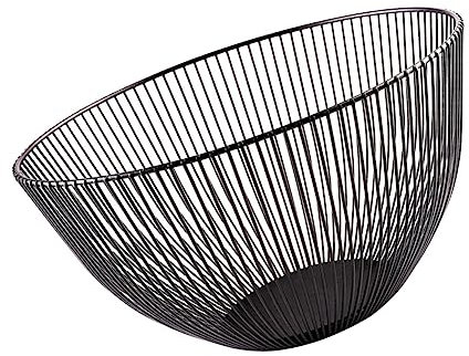 Mikinona Tiered Fruit Storage Containers Stainless Steel Food Baskets Serving Kitchen Fruit Basket for Home