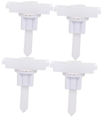 KITANDOVE 4sätze Teiliges Toilettensitz Befestigungsset Schrauben Und Für Stabilen Einfache Für Gängige Toilettensitze Zubehör Reparatur Von Wackeligen Klodeckeln