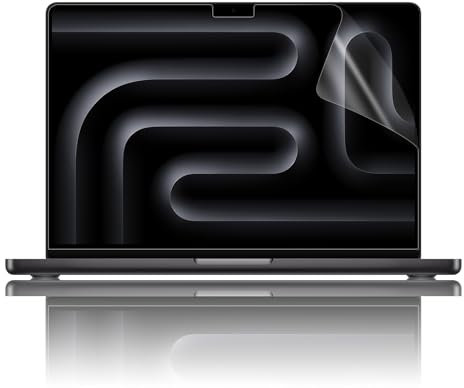 MasiBloom Protettive per 2025-2021 MacBook Pro da 14 pollici (M5) A3434 (M4) A3112 A3185 A3401 (M3-M1) Asmerigliate Antigraffio Durezza 5H Accessori (2 pellicole)