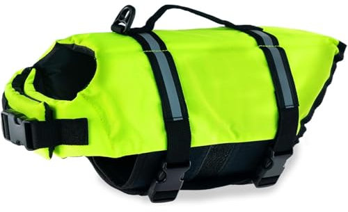 PBTMCD Outdoor Taktische Hundeschwimmweste, Multi-Size, Schnellverschluss, Verstellbar, Pet Saver Schwimmweste Hunderettungsweste(Style1,XXS)