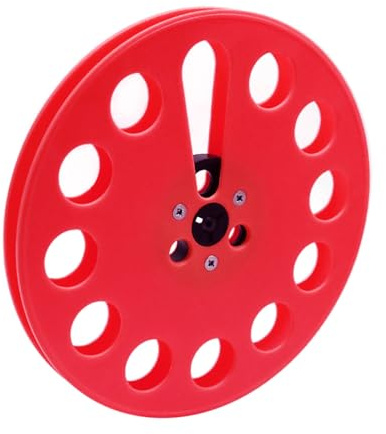 BUBEFSKD Bobina di avvolgimento con fori multipli 17 8 cm (7 pollici) Disco vuoto per attrezzature da studio Imballaggio in plastica per registratori