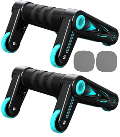 Addome Roller | Allenatore Addominali Piegevole E Portatile | Attrezzatura Leggera Per Allenamento Della Del Core,Utilizzo Interno ed Esterno