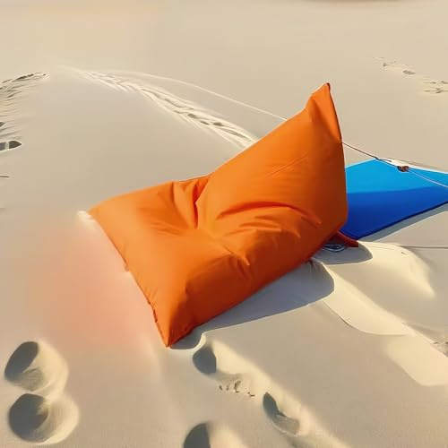 Copertura impermeabile Oxford per chaise longue portatile divano letto da spiaggia per adulti campeggio all'aperto & piscina Puff Pillow Sac Soft Lounge Chair - ge