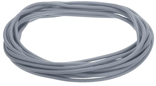 QUARKZMAN Gaine Fendue pour Câbles 1/4(6.5mm) DI 50FT(15m) Gris | Gaine Protectrice Résistante À La Chaleur Et Au Froid, Conduit Flexible En Plastique Électriques, -40F À 257F