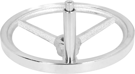 Hamwesh Volant, Conception Ronde à 3 Rayons avec Poignée Amovible Rotative, Volant de Machine-outil, Rond pour Fraiseuse, Tour, Rectifieuse