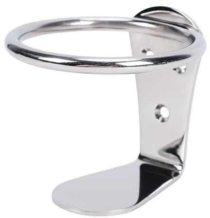 Oreilet Edelstahl-Becherhalter für Boote, Bootsring-Getränkehalter mit Schrauben, Marine-Getränkehalter, Bootszubehör für Getränkeflaschen, Dosen, Becher, Yachten, Autos, LKWs und