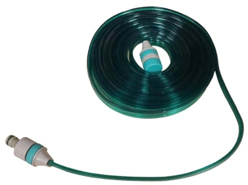 TentandTable PVC Plastic Water Misting Hose | 20-Foot Long | for Inflatable Water Slide Bounce Houses