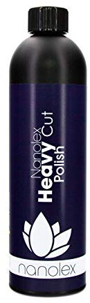 Nanolex Heavy Cut Politur, Premium Schleifpolitur & Schleifpaste für alle Autolacke, Polierpaste Auto entfernt tiefe Kratzer & Schleifspuren bis 1.500er Körnung, silikonfreier Lackreiniger, 1 x 750ml