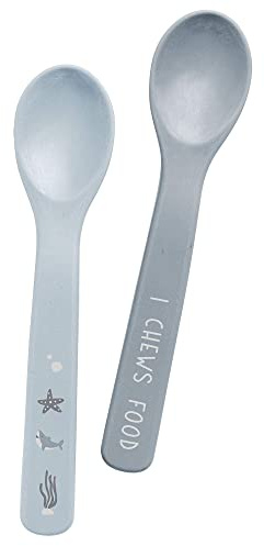 Stephen Joseph SJ1199 Silicone Baby Spoons, Shark