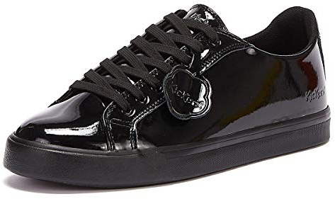Kickers Damen Tovni Lacer - Zapatillas Deportivas de caña Baja, Black, 39 EU