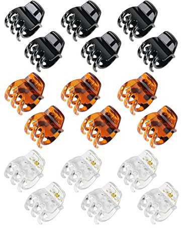 Medium Hair Clips, 18 Pcs 1.38 Inch Hair Claw Clips, No-Slip Jaw Clips for Women and Girls