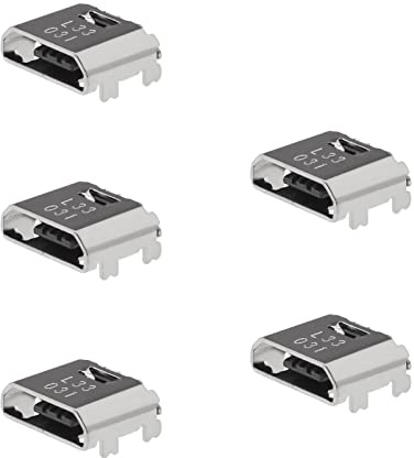 eMagTech 5 Pièces Port de Charge Micro USB Dock Connector Replacement Port de Charge Bloc Plug Compatible avec Samsung Galaxy Tab A/Tab E/Core Prime
