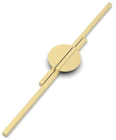 Wotendy 4 Stück Schrankgriffe Gold, Küchenschrank Griffe, 288mm lochabstand, Möbelgriffe Zinklegierung für Küchenschränke Kommode Schrank