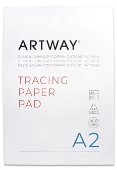 Artway Premium Transparentblock, A2, schwer, 100 g/m², 40 Blatt