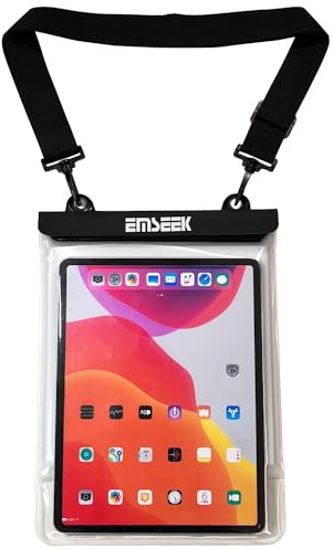 EMSEEK Floating Waterproof Tablet Case Protective Cover Pouch for iPad Pro IPAD Air 13inch MacBook air Galaxy Tab S9+ Surface Pro9 Tablet and Laptop up to 13inch, Perfect for Pool Beach