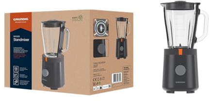 Grundig - SM 5320 Stabmixer Set - 500 Watt Motorleistung - Edelstahl Mixfuß - 0,7 L Messbecher - Inklusive Zerkleinerer und Schneebesen - 2 Geschwindigkeitsstufen - Ergonomisch - Grau