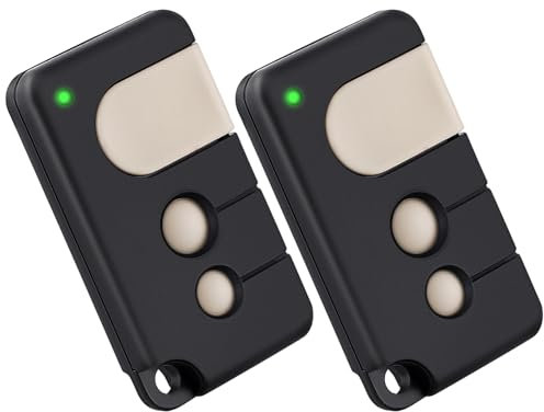 pepape Garage Door Opener Transmitter for Chamberlain LiftMaster TX4UNIS TX4UNIF 4330E 94335E Universal 433.92MHz Remote Control for Chamberlain Motorlift ML700 ML1000 ML2000 ML5000, 2 Pack