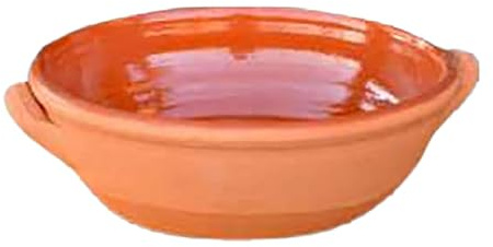 Tegame in Terracotta Semismaltato 35 cm – Teglia Artigianale per Forno – Grande Formato per Pranzi in Famiglia – Fatto a Mano in Italia