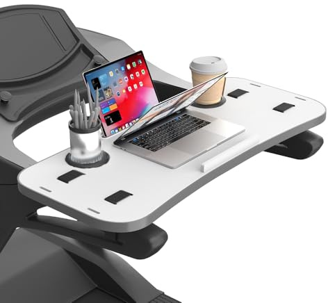 Qsxou Treadmill Desk Attachment, White