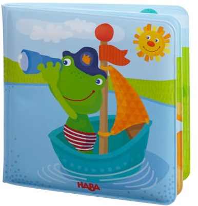 HABA 302634 Badebuch Kapitän Frosch 2, Kleinkindspielzeug