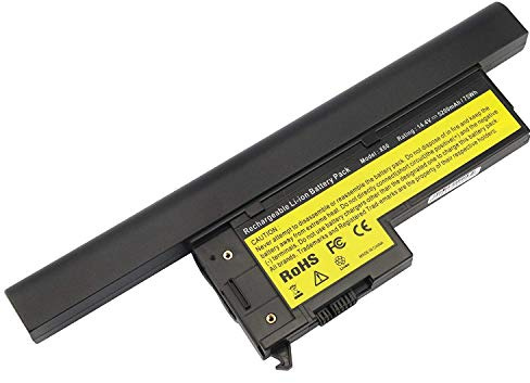 40Y7001 40Y7003 42T4630 42T4776 92P1168 92P1174 92P1170 Laptop Battery | Replacement for ThinkPad X61 x61s Series 92P1172 (14.4V 5200mAh)