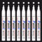APOGO White Paint Pens - 8 Pack Oil Based Permanent Markers, Medium Tip, Waterproof Paint Marker Set for Rocks, Wood, Metal, Plastic, Glass, Mugs, DIY Craft, Touch Up