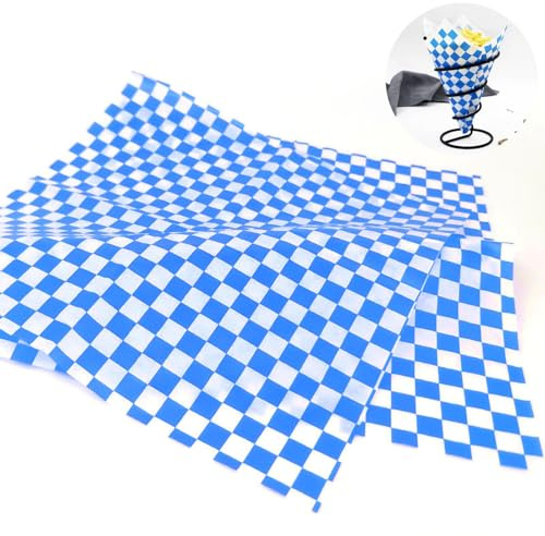 MORAINJAY 100 Feuilles de Papier Sulfurisé Imperméable et Anti-Graisse, Papier Alimentaire de Qualité pour Emballage, Idéal pour Frites, Burgers, Sandwichs et Cuisson (30x30cm)
