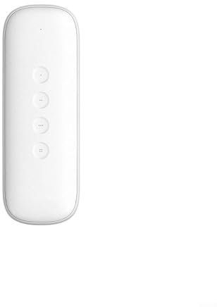 Für Tuya Smart Scene Switch, 4 Tasten, tragbares, leichtes Design für ZigBee, 130 x 45 x 15 mm, für Smart Home, für CR2032-Knopfzelle (weiß)